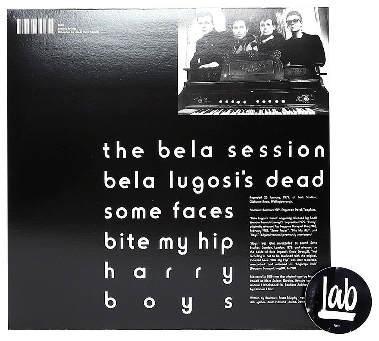 Bauhaus Bela Lugosis Dead The Bela Session Indie Exclusive Colored Vinyl Vinyl LP Black