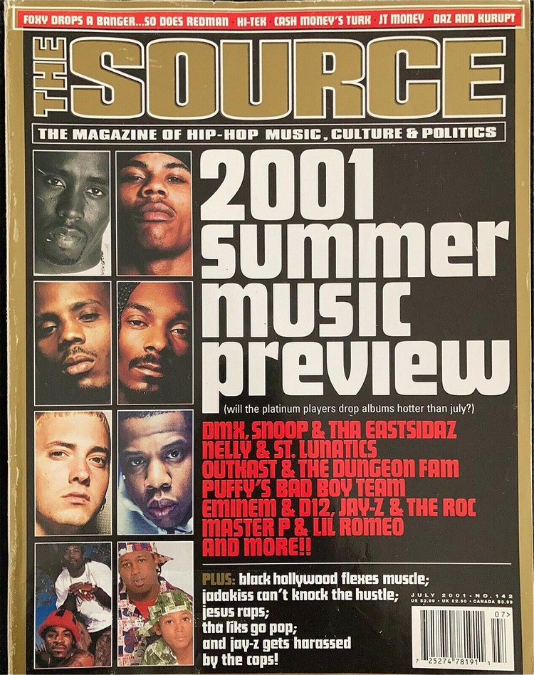 The Source 2001 Summer Music Preview Magazine 'Multicolor'