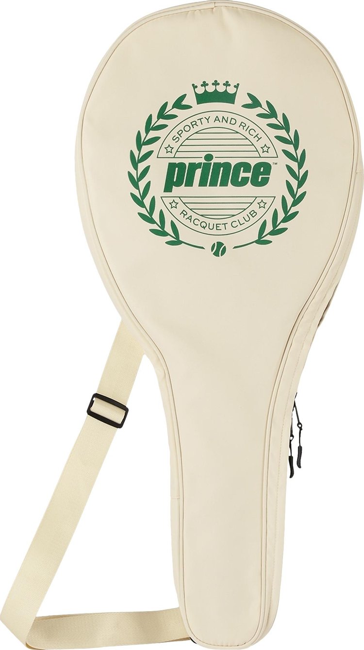 Sporty & Rich x Prince Crest Racquet Bag 'Off White'