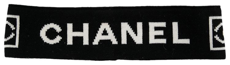 Chanel Sport Ligne Headband Black