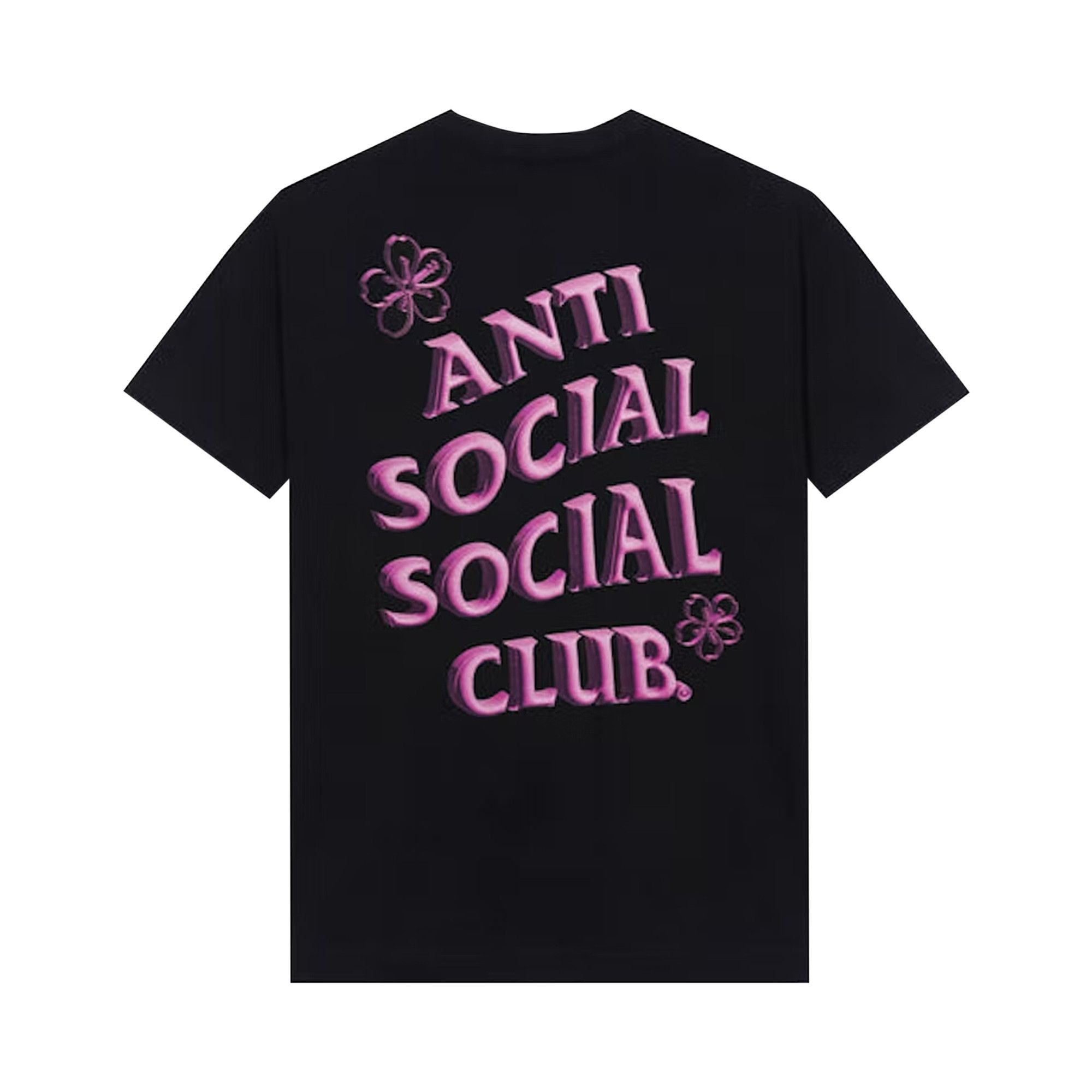Buy Anti Social Social Club Coral Crush Tee 'Black' - 0657