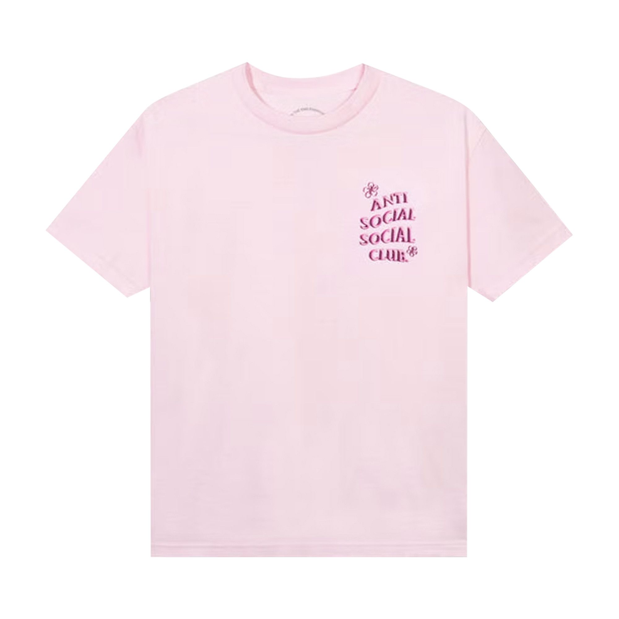 Anti social social club pink hot sale crewneck