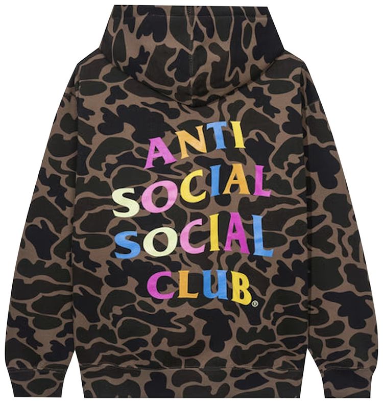 Anti Social Social Club Cheetah Hoodie Brown
