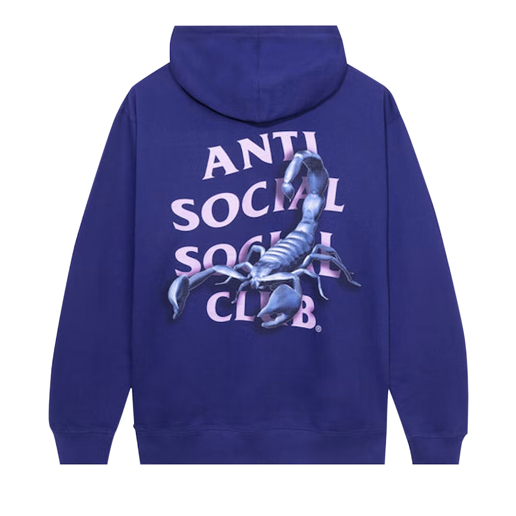 Anti social social club purple hoodie cheap