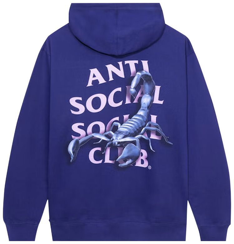 Anti Social Social Club Moodsting Purple Hoodie Purple