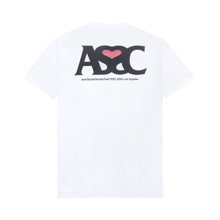 Anti Social Social Club Negative Space Tee White