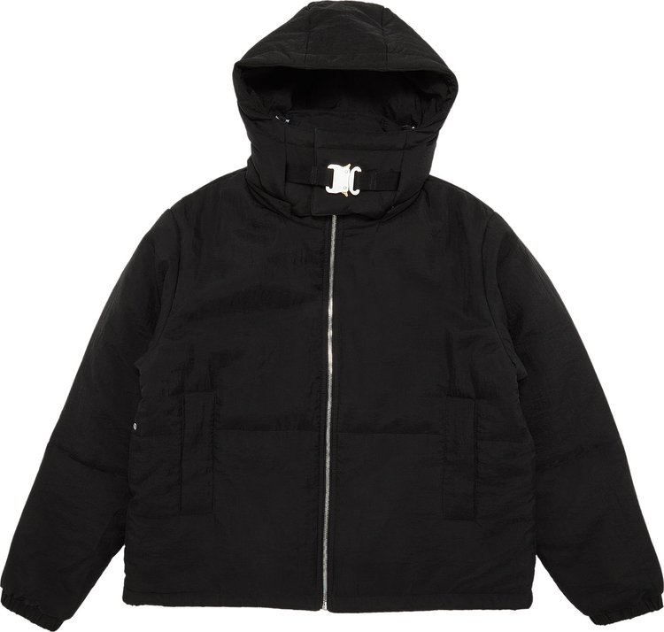 1017 ALYX 9SM Ripstop Buckle Puffer Jacket Black