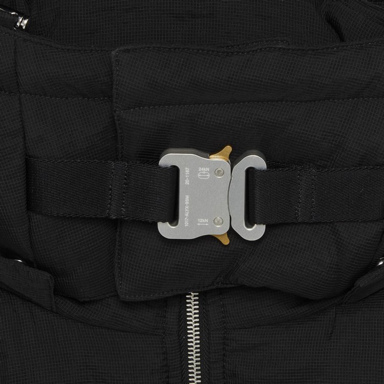 1017 ALYX 9SM Ripstop Buckle Puffer Jacket Black