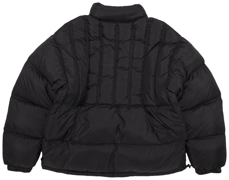Supreme Flannel Reversible Puffer Jacket Black