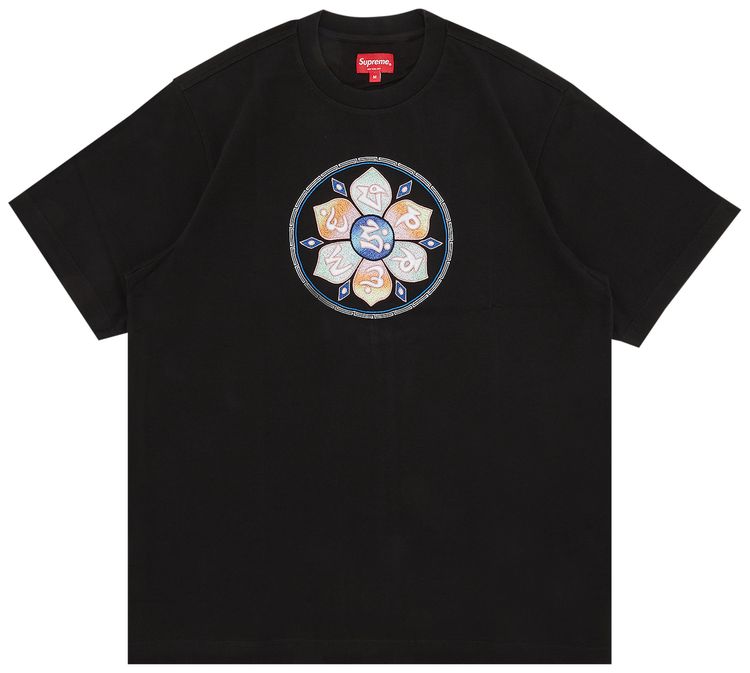 Supreme Lotus Short Sleeve Top Black