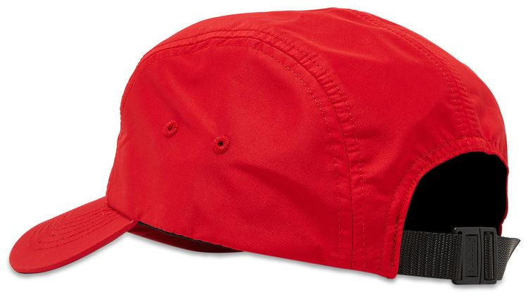 Supreme Reflective Jacquard Logo Camp Cap Red