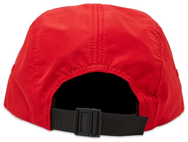 Supreme Reflective Jacquard Logo Camp Cap Red