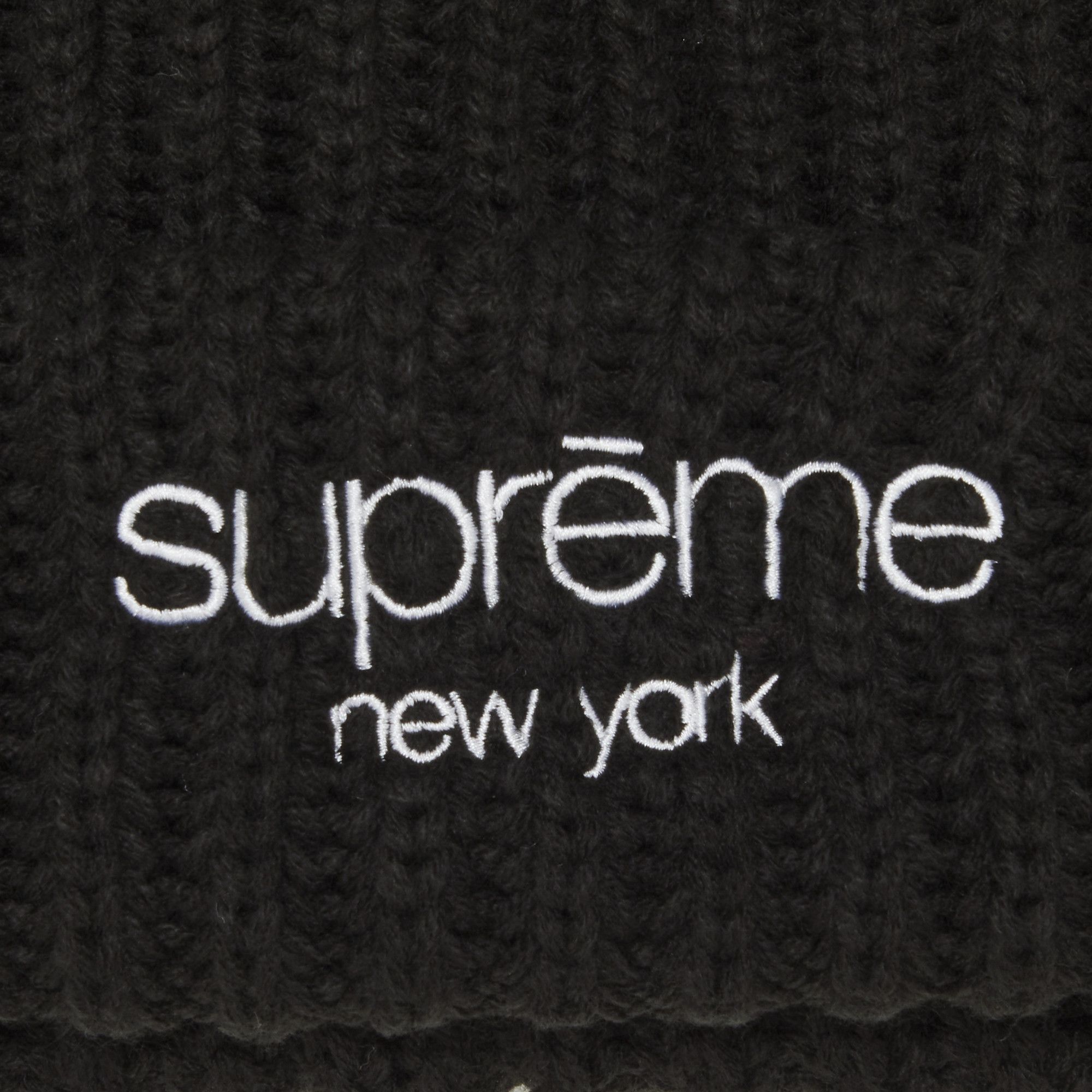Buy Supreme Ribbed Beanie 'Black' - FW22BN14 BLACK | GOAT