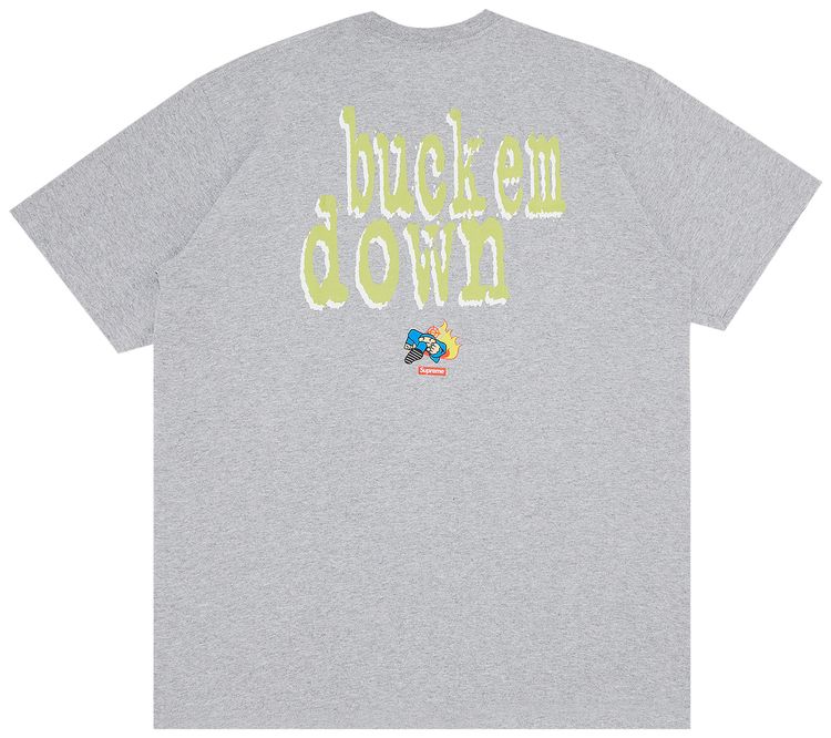 Supreme Enta Da Stage Tee Heather Grey