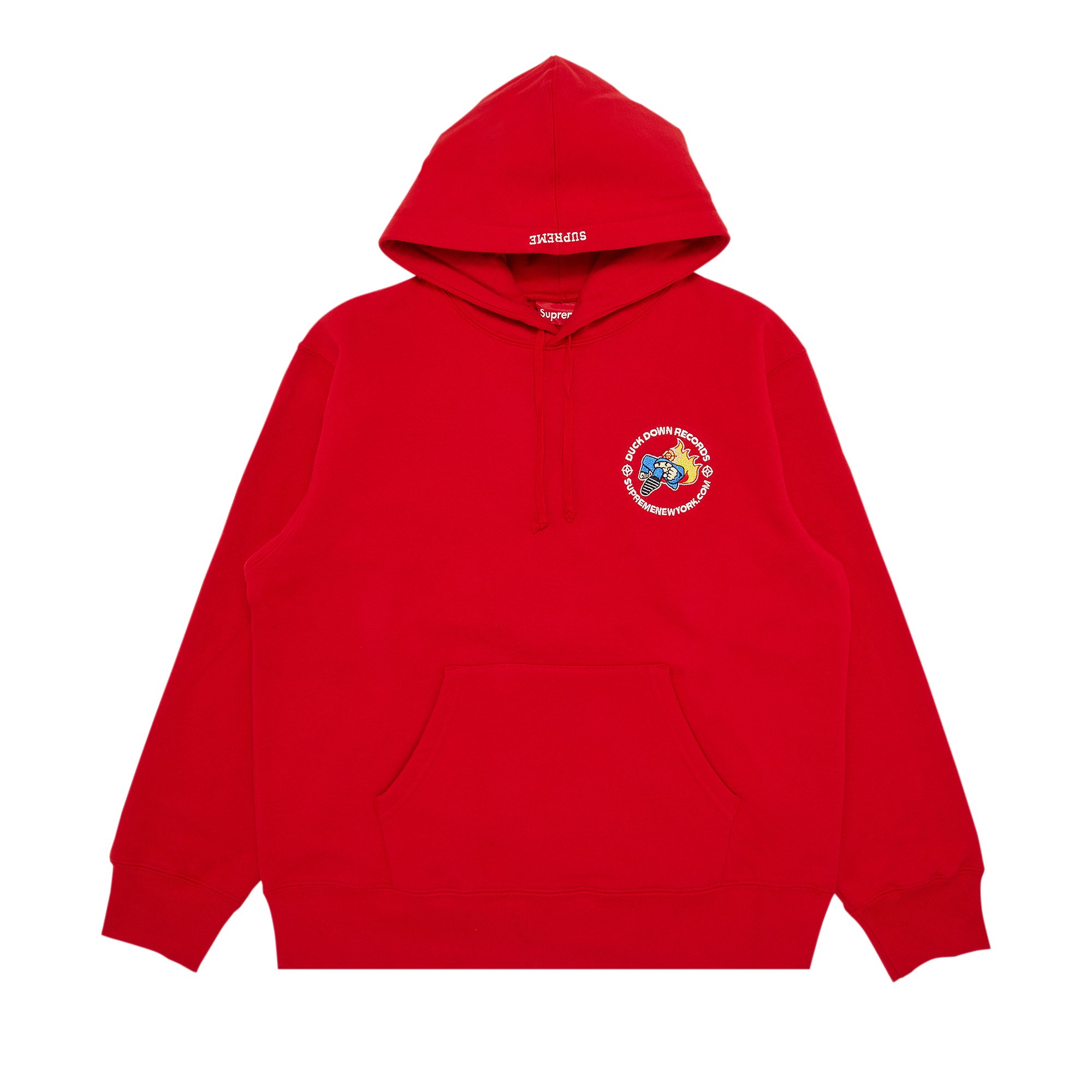 Buy Supreme x Duck Down Records Hooded Sweatshirt 'Red' - FW22SW76