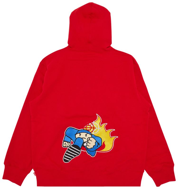 Supreme x Duck Down Records Hooded Sweatshirt Red