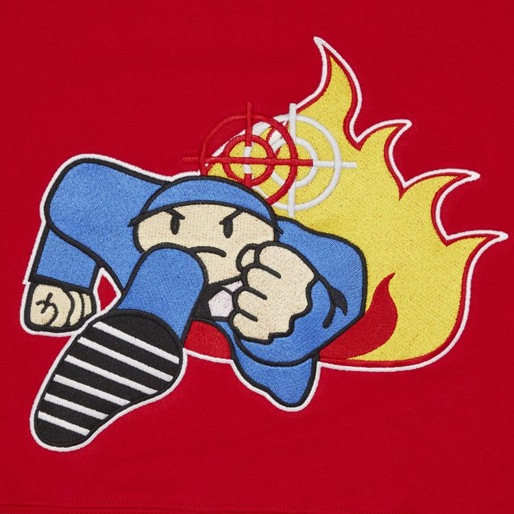 Supreme x Duck Down Records Hooded Sweatshirt Red