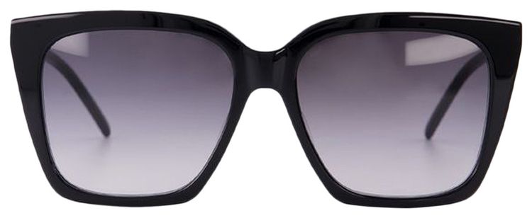 Saint Laurent Cat Eye Frame Sunglasses Gold