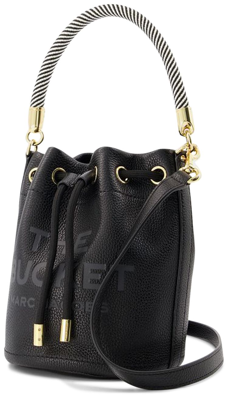 Marc Jacobs Leather Bucket Bag Black