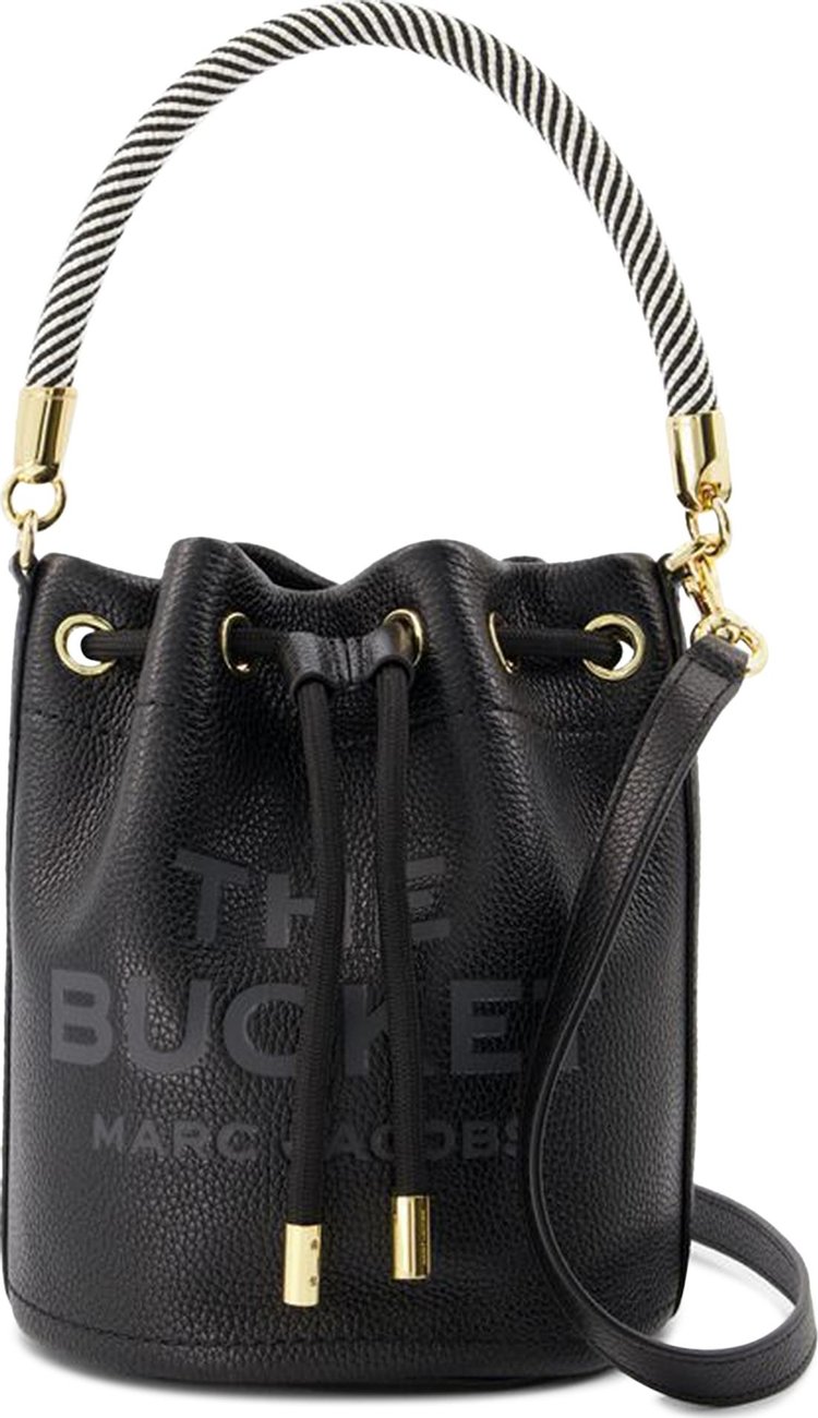 Marc Jacobs Leather Bucket Bag 'Black'
