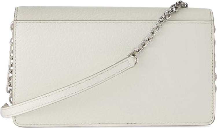 Maison Margiela Leather Fold Over Bag White