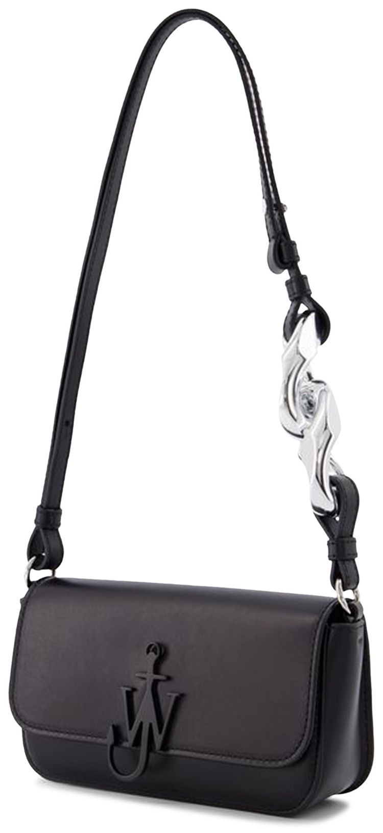 JW Anderson Anchor Chain Baguette Black