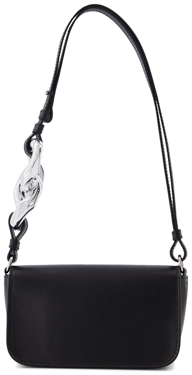 JW Anderson Anchor Chain Baguette Black