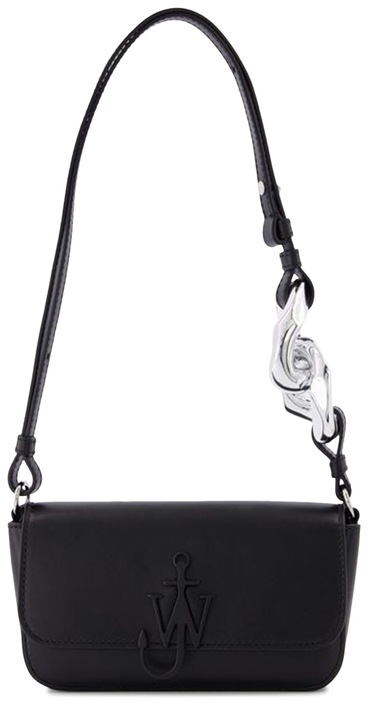 JW Anderson Anchor Chain Baguette Black