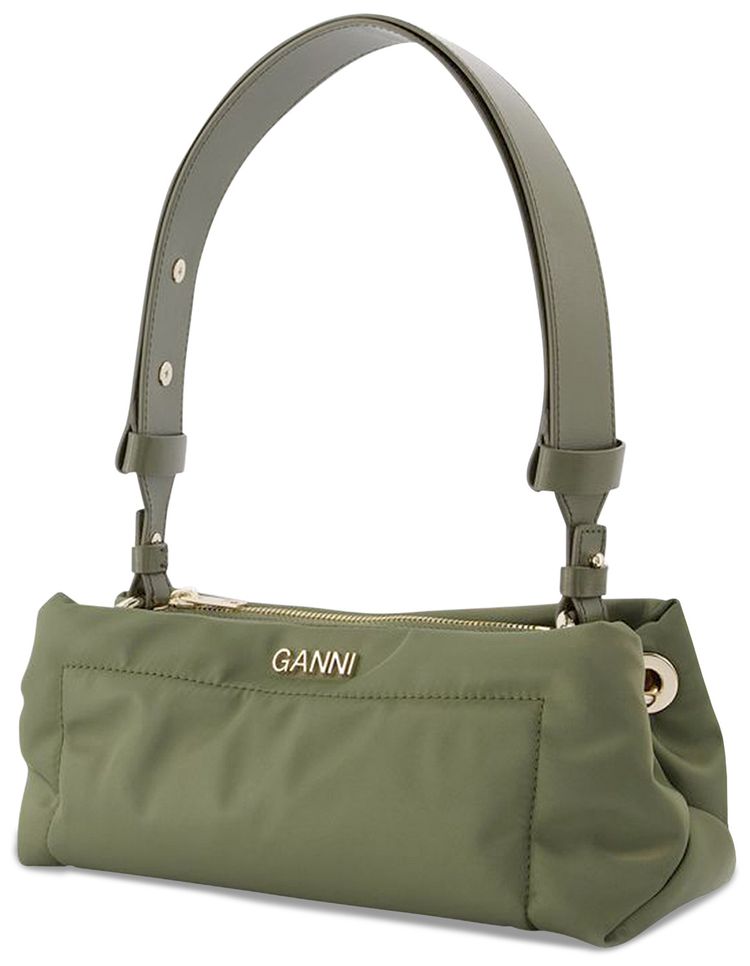GANNI Pillow Baguette Bag Khaki