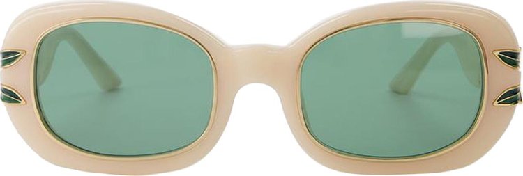Casablanca Cat Eye Sunglasses 'Beige'