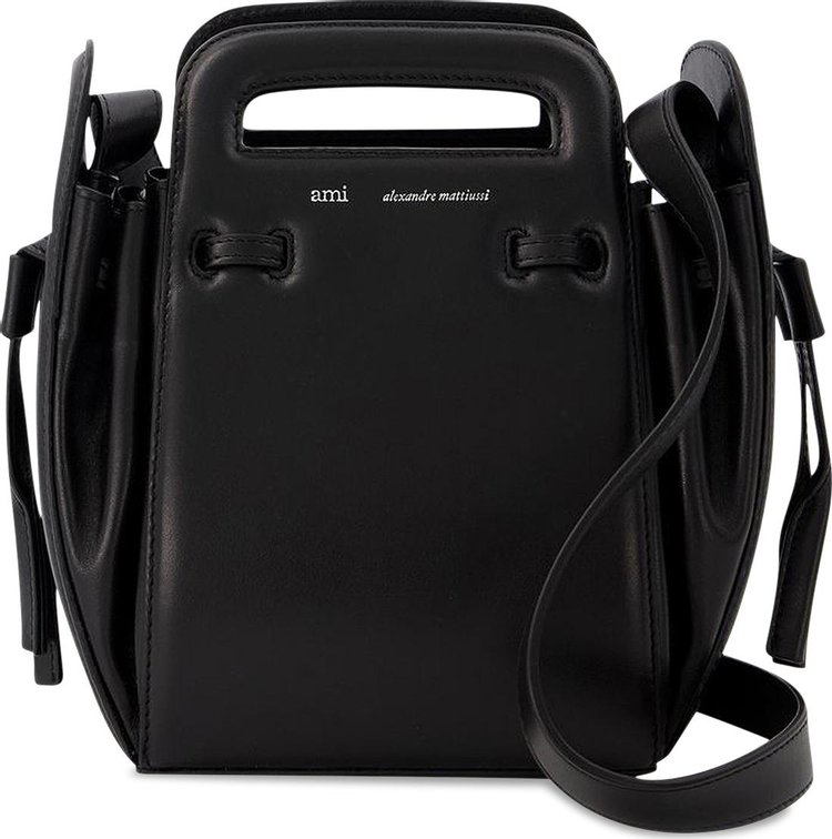 Ami Accordion Bucket Bag in Black 'Black'