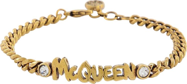 Alexander McQueen Graff Chain Bracelet 'Multicolor'