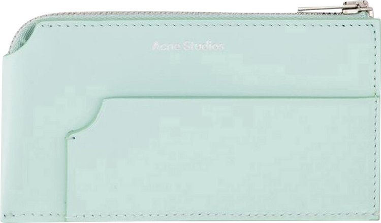 Acne Studios Garnet Zip Card Holder 'Green'