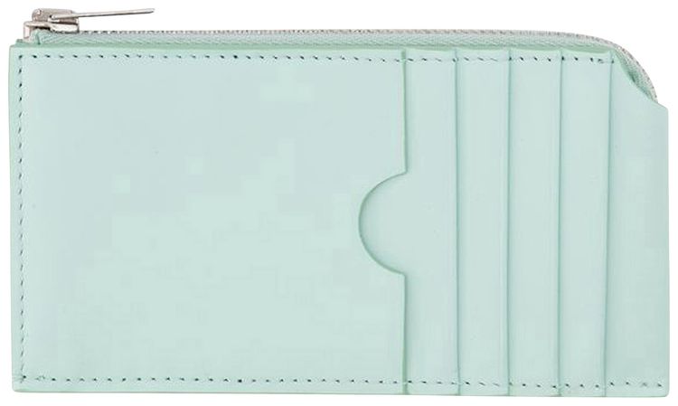 Acne Studios Garnet Zip Card Holder Green