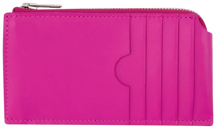 Acne Studios Garnet Zip Card Holder Pink