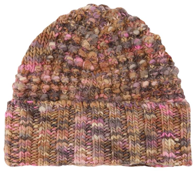 Acne Studios Space Dye Stitch Beanie Pink