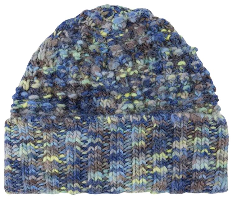 Acne Studios Space Dye Stitch Beanie Blue