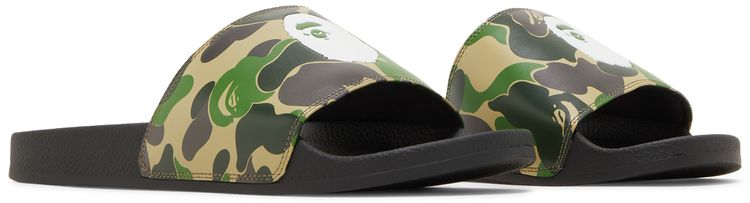 BAPE ABC Camo Slide Green