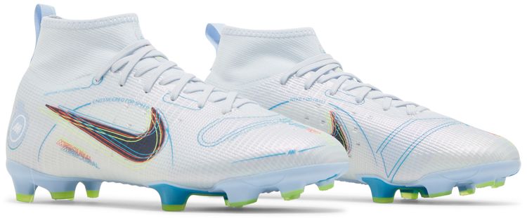 Nike Mercurial Superfly 8 Pro FG GS Football Grey Light Marine
