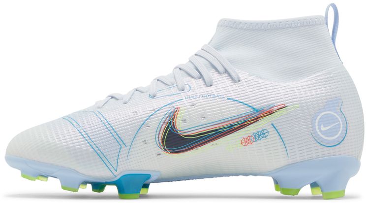Nike Mercurial Superfly 8 Pro FG GS Football Grey Light Marine