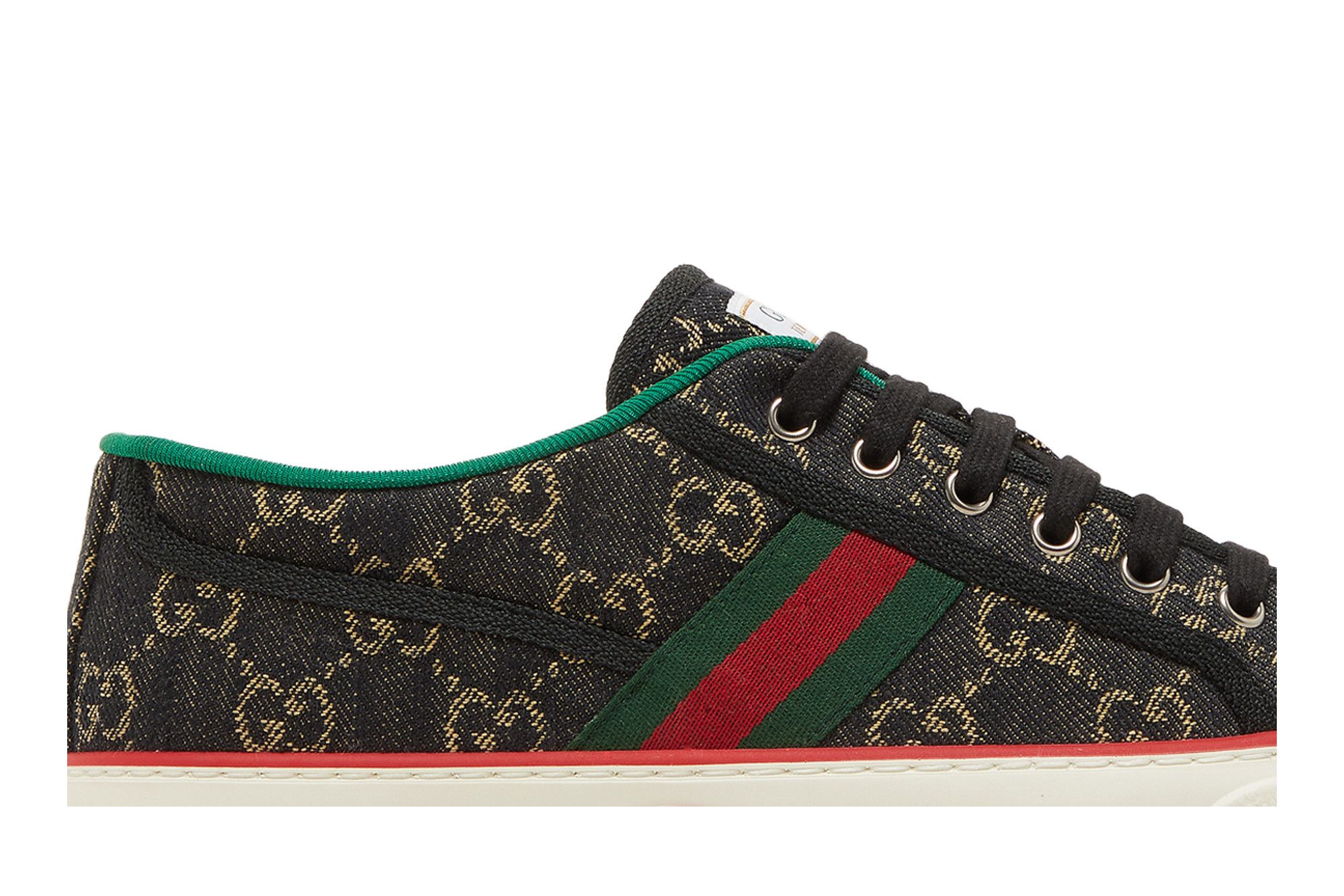 Buy Gucci Tennis 1977 Black Ivory 606111 UN320 1291 GOAT CA