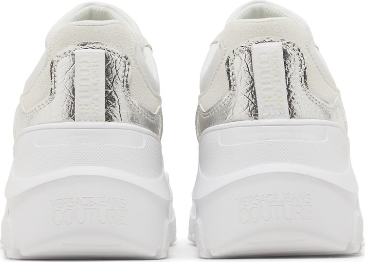 Versace Wmns Speedtrack Sneaker V Emblem   White Silver