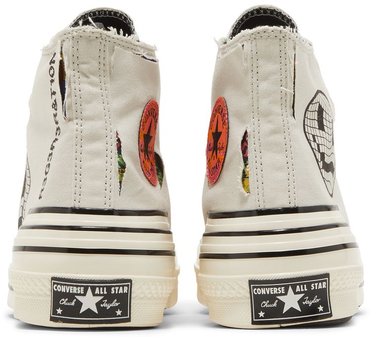 Converse Chuck 70 Hacked Heel High Tear Away   Light Bone