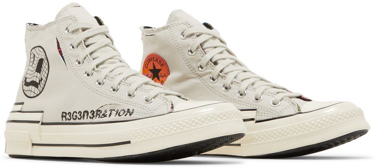 Converse Chuck 70 Hacked Heel High Tear Away   Light Bone