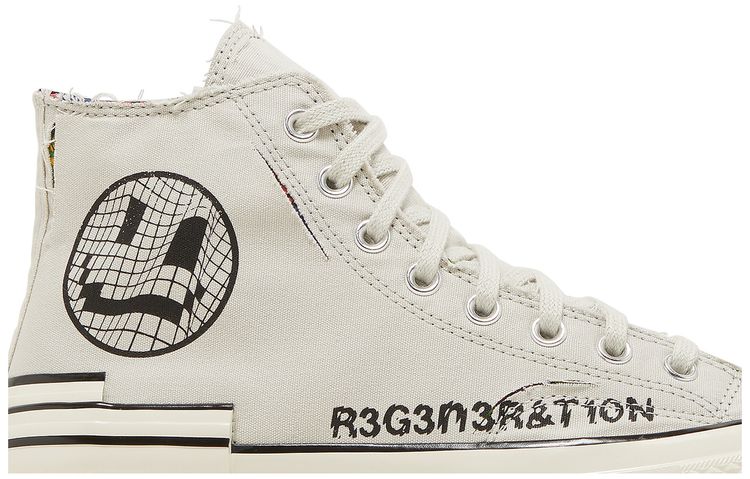 Converse Chuck 70 Hacked Heel High Tear Away   Light Bone