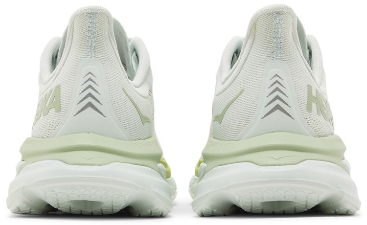 HOKA Clifton Edge Blue Flower Green Glow