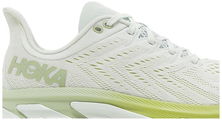 HOKA Clifton Edge Blue Flower Green Glow