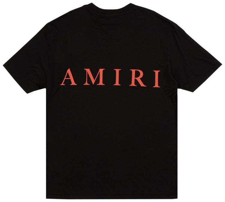 Amiri MA Logo Tee BlackRed