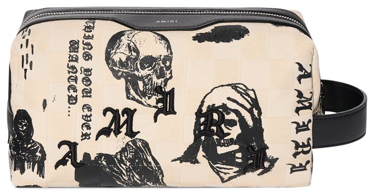 Amiri x Wes Lang Sketch Print Dopp Kit Alabaster