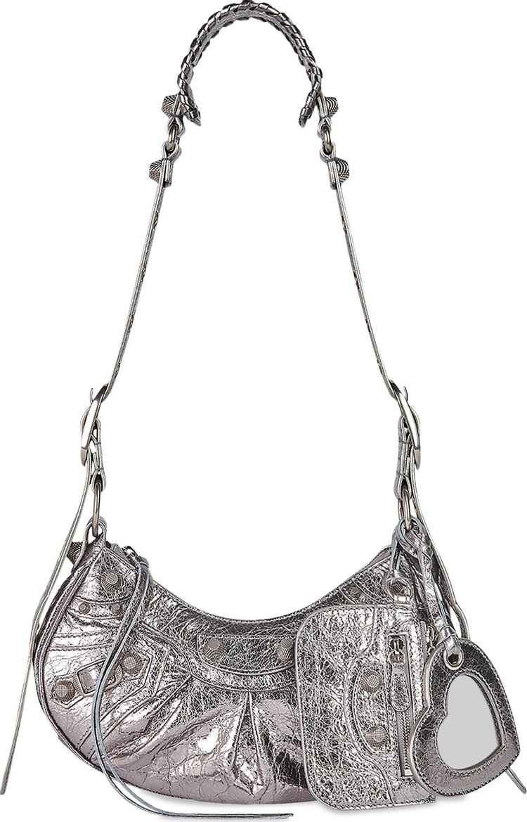 Balenciaga XS Le Cagole Shoulder Bag 'Silver'
